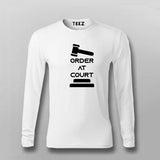 Order At Court Full Sleeve T-Shirt For Men India 