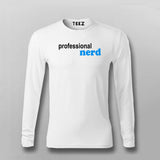 Proud Professional Nerd Men's Tee - Geek Culture Finest