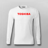 Toshiba Logo Full Sleeve T-Shirt For Men Online