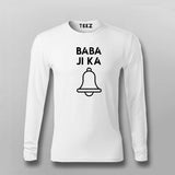 Baba Ji Ka Ganta Hindi Meme  Full Sleeve T-shirt For Men India