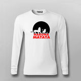 Hakuna Matata Funny Cartoon T-shirt For Men