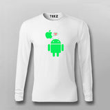Android Apple I Meant Byte: Geek Chic Tee