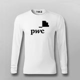 PWC  Price Waterhouse Coopers Logo T-shirt For Men