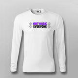 Outwork Everyone Motivational Gym Full Sleeve T-Shirt For Men India
