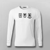 Peace Love Architecture T-Shirt For Men