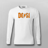 DESI Logo Stylish Cotton T-Shirt for Men