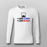 Less code Less bugs T-Shirt For Men