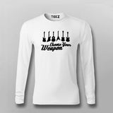 Choose Your Weapon Guitar Musician T-shirt for Men