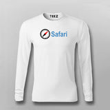 Apple Safari  Full Sleeve T-shirt For Men Online