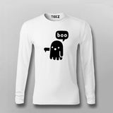 Ghost Boo funny Scary T-shirt for Men