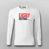 Easily Distracted: Fun and Quirky Men's Shirt