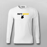 That's Bakwas Full Sleeve  T-Shirt For Men