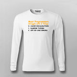 Hard Things in Computer Science Full Sleeve T-Shirt For Men India