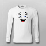 Large-happy-face-vector-clipart full sleeve t-shirt for men online