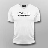 Avoid Negativity Maths Funny T-Shirt For Men