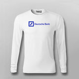 Deutsche Bank Logo Full Sleeve T-Shirt For Men India