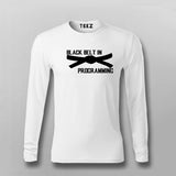 Black Belt In Programming Full Sleeve T-Shirt For Men India