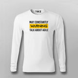 May Constantly Warning Talk About Agile  Full Sleeve T-shirt For Men India