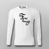 Free Hugs Full Sleeve T-Shirt For Men India