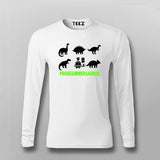 Programmer Saurus Funny Programming T-shirts For Men
