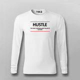 HUSTLE SLOGAN T-shirt For Men