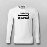 I Found This Humerus Orthopedic Full Sleeve T-Shirt For Men  India