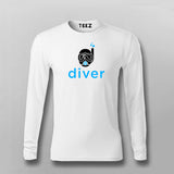 Scuba Diver T-shirt For Men