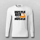 Hustle For That Muscles Gym Motivational T-shirt For Men