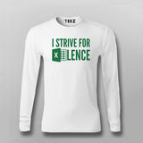I Strive For Excellence T-shirt For Men