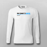 Commit To Master Men's T-Shirt - Git Guru's Mantra