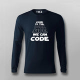 Come To The Dork Side We Can Code T-shirt For Men India