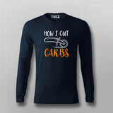 Carb Cutting Men's Tee - A Slice Of Diet Humor