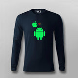 Android Apple I Meant Byte: Geek Chic Tee