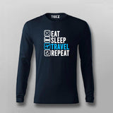 Eat Sleep Travel Repeat - Ultimate Explorer Tee
