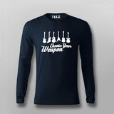 Choose Your Weapon Guitar Musician T-shirt for Men