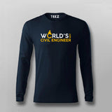 World's Best Civil Engineer  T-Shirt For Men