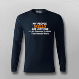 My People Skills are Just Fine. It's My Tolerance to Idiots That Needs Work… T-Shirt For Men