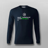 Node is geek T-Shirt For Men