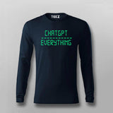 ChatGPT Over Everything - AI Tech Fan Tee