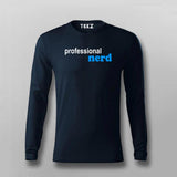 Proud Professional Nerd Men's Tee - Geek Culture Finest