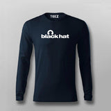 Black Hat Logo T-Shirt For Men