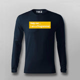 Help me i am a Programmer t shirt for men