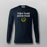 Tera Yaar Hoon Main Funny T-shirt For Men