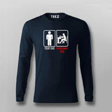 Programmer Dad Funny Programmer Full Sleeve T- Shirt For Men India