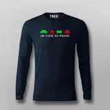 Space Invaders Tee: Peaceful Alien Design