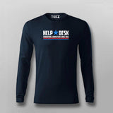 Help  Desk Rebooting Computers Since 1961  Full Sleeve T-Shirt For Men India