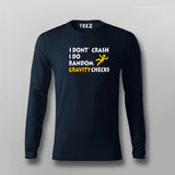Random Gravity Checks - Humorous Biker Tee