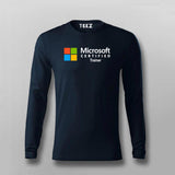 Microsoft Certified Trainer Logo Full sleeve T-shirt For Men Online India