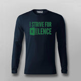 Strive For Excellence | Motivational Quote Tee