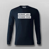 Username & Password Nerd Men’s T-shirt